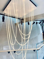 Solara Suspension Courbe Flexible Silicone Laiton - Neutralighting