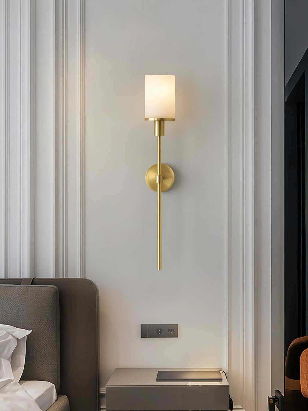 Mycara Applique Murale Classique en Albâtre Art Nordique - Neutralighting