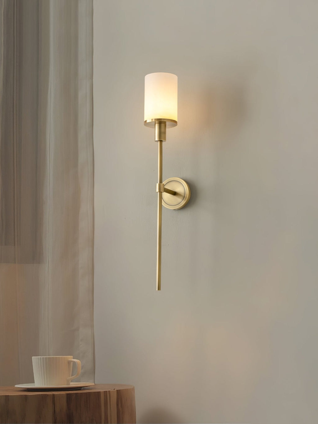 Mycara Applique Murale Classique en Albâtre Art Nordique - Neutralighting