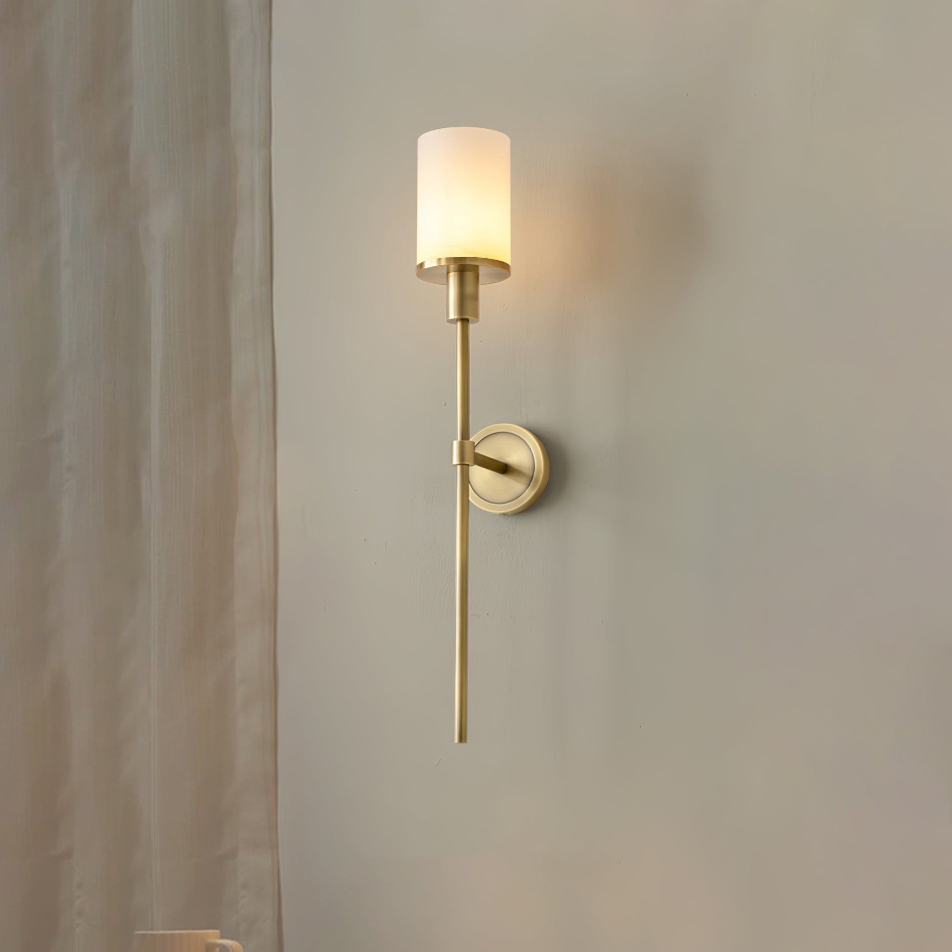 Mycara Applique Murale Classique en Albâtre Art Nordique - Neutralighting