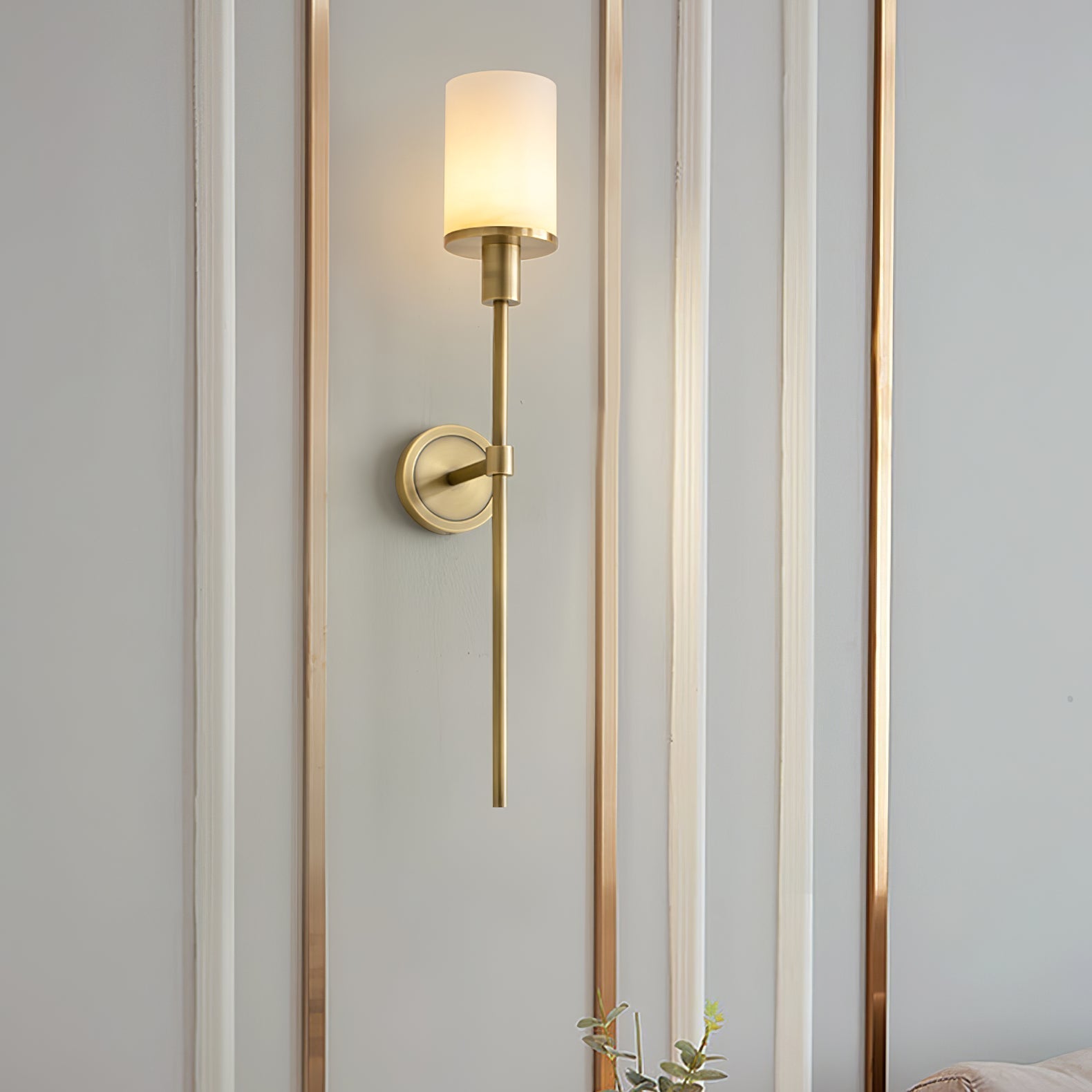Mycara Applique Murale Classique en Albâtre Art Nordique - Neutralighting