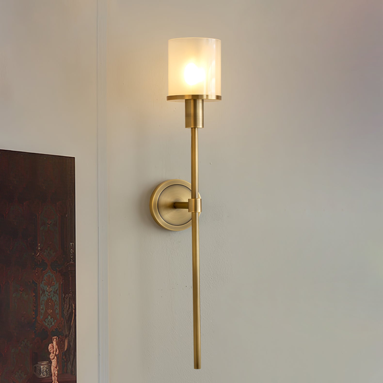 Mycara Applique Murale Classique en Albâtre Art Nordique - Neutralighting