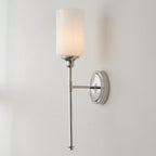 Tracie Ancien Industriel Laiton Verre Applique - Neutralighting