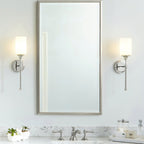 Tracie Ancien Industriel Laiton Verre Applique - Neutralighting