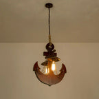 Epoch Rétro LED Suspension Bois Métal Verre Salon/Salle À Manger - Neutralighting