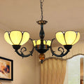Tiffany Vintage LED Lustre Métal/Verre Salon/Chambre À Coucher - Neutralighting
