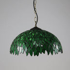 Tiffany Rétro Rond Colorée Suspension Verre Chambre À Coucher/Bar - Neutralighting