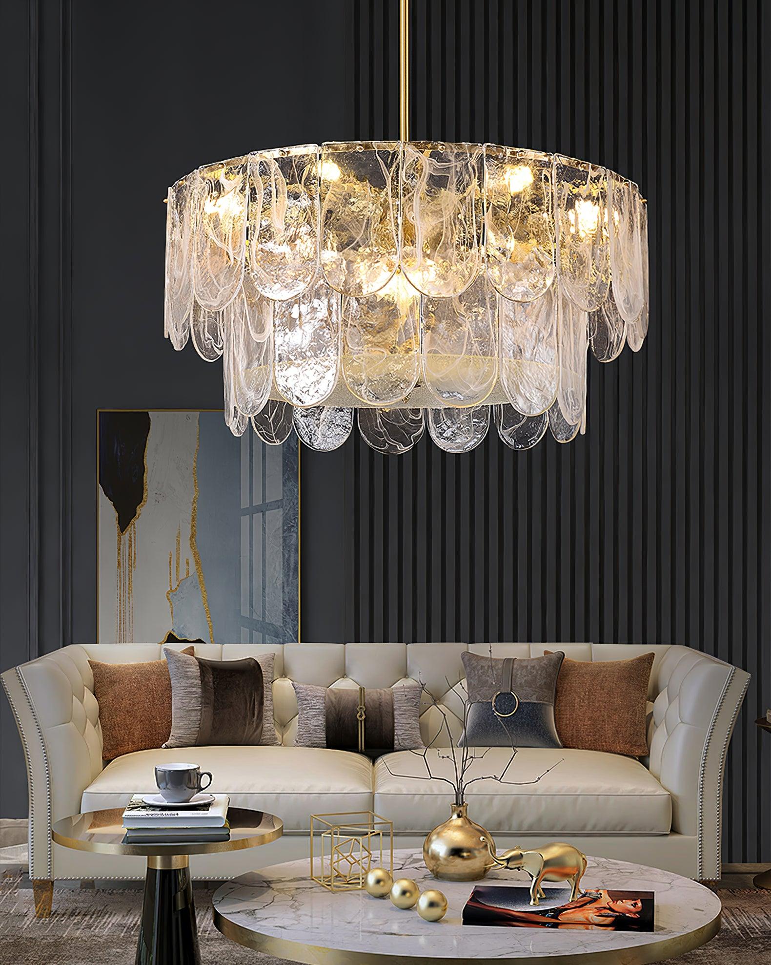 Lustra Chandelier Verre Classique Traditionnel - Neutralighting