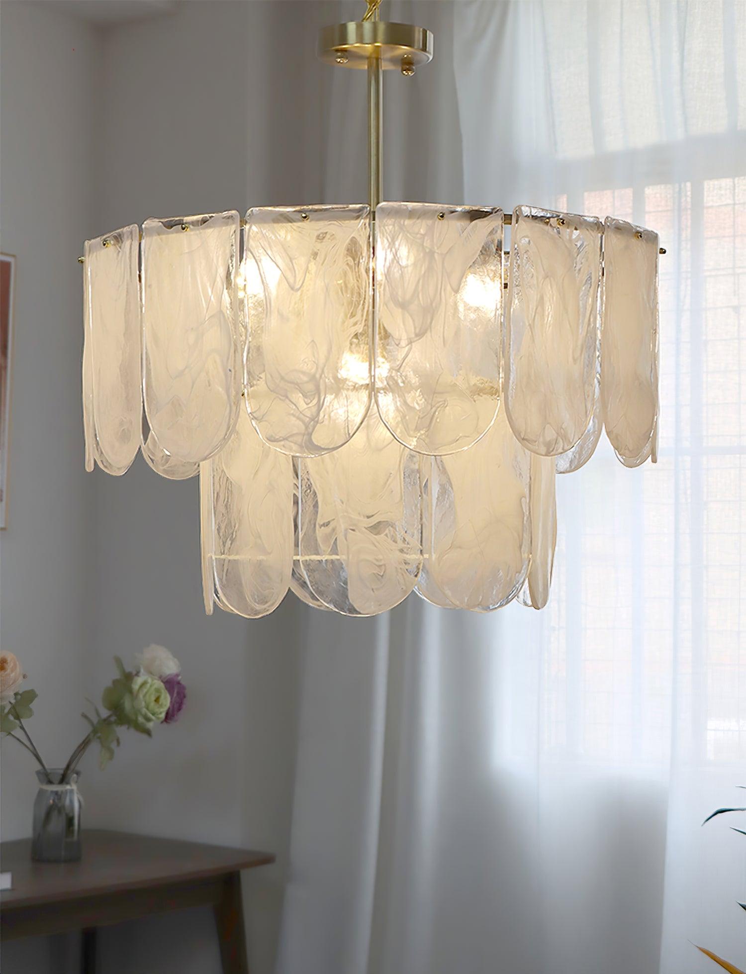 Lustra Chandelier Verre Classique Traditionnel - Neutralighting