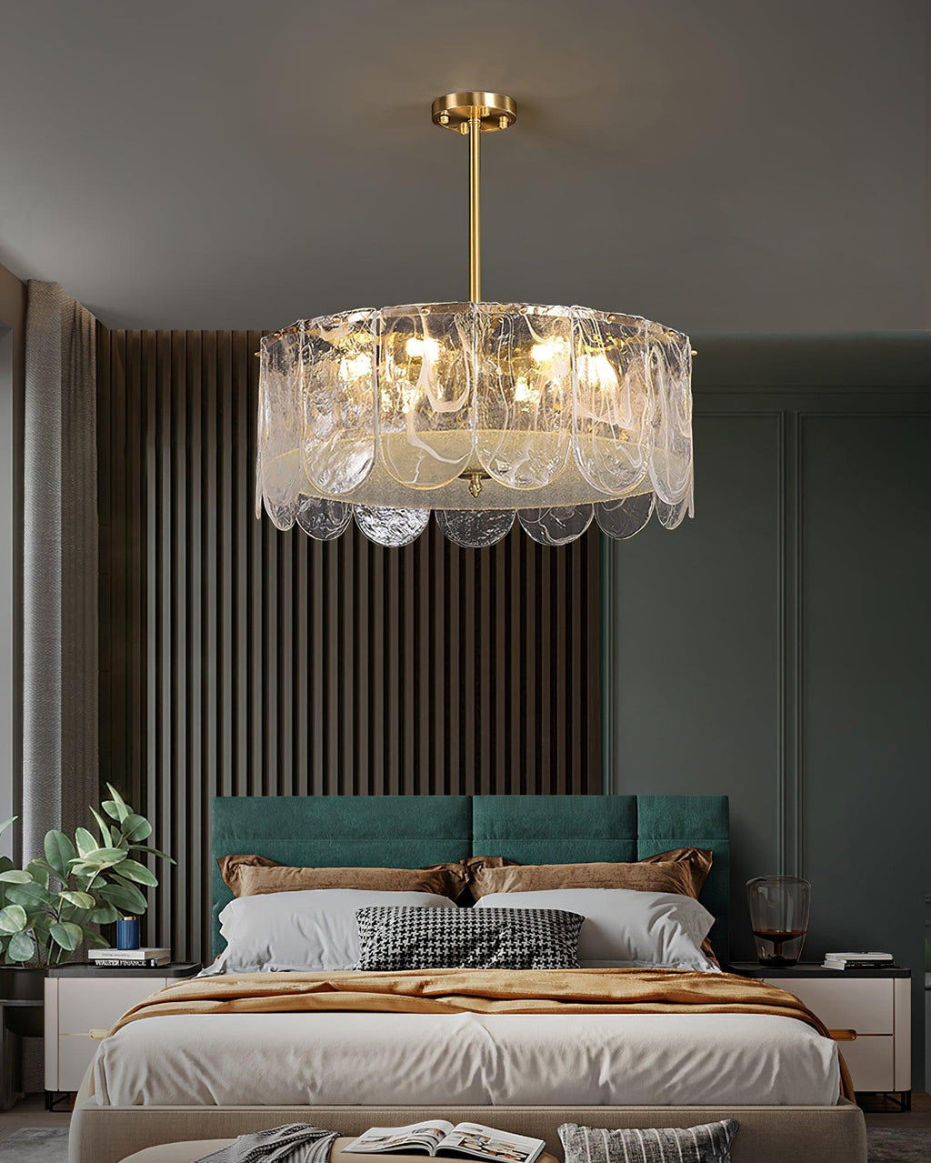 Lustra Chandelier Verre Classique Traditionnel - Neutralighting