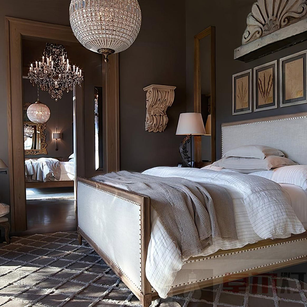 Lustra Chandelier Gold Globe Crystal Vintage - Neutralighting
