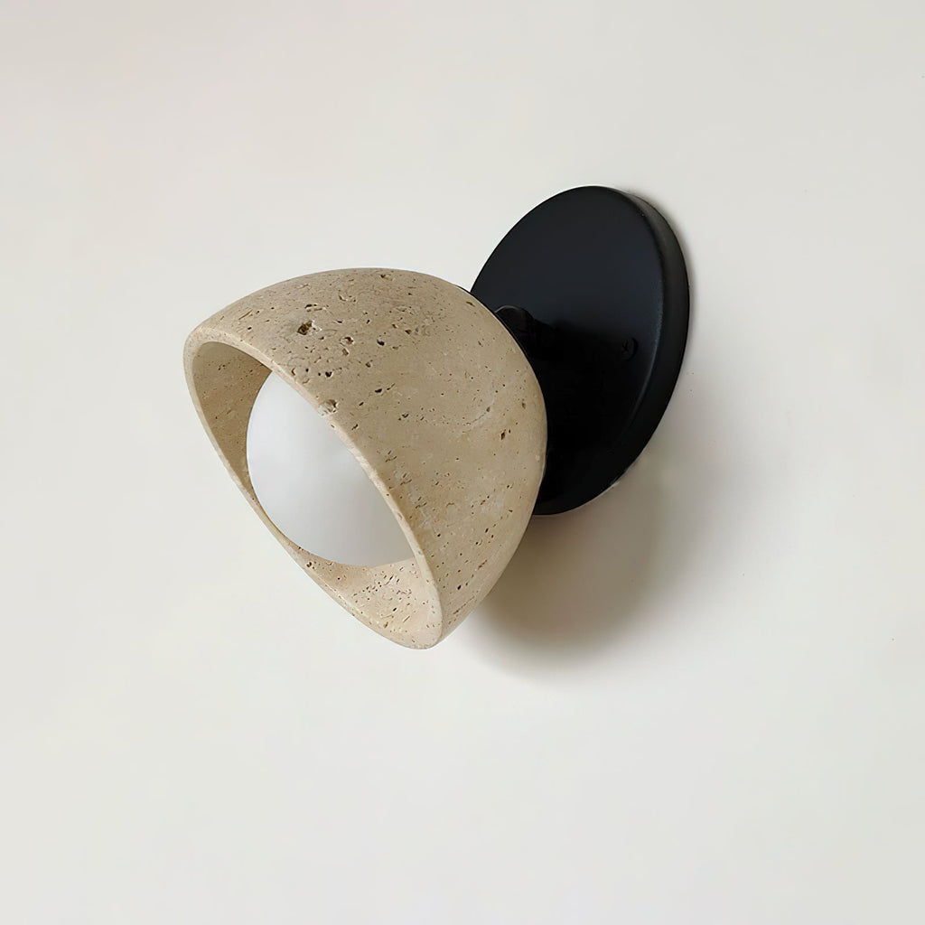 Lia Applique Murale Minimaliste en Travertin - Neutralighting