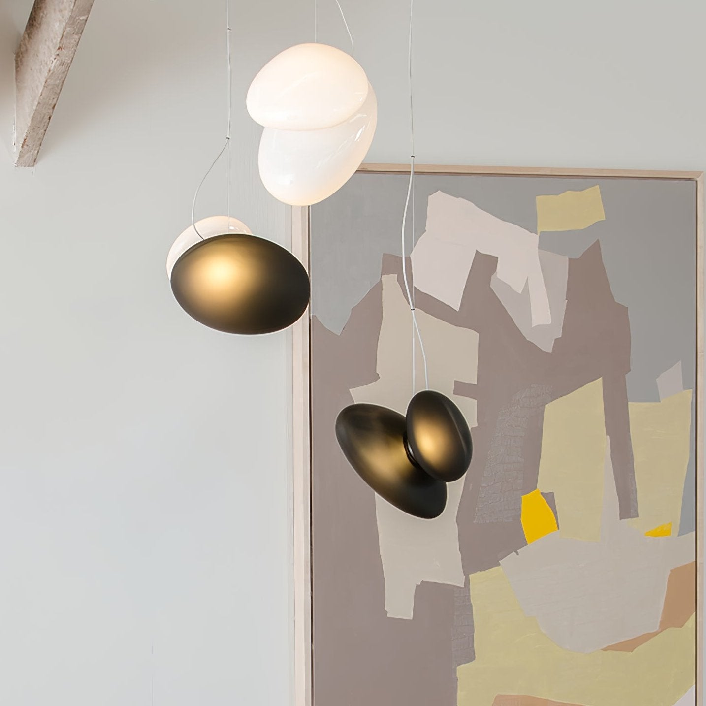 Eclipse Suspension en Verre Givré - Neutralighting