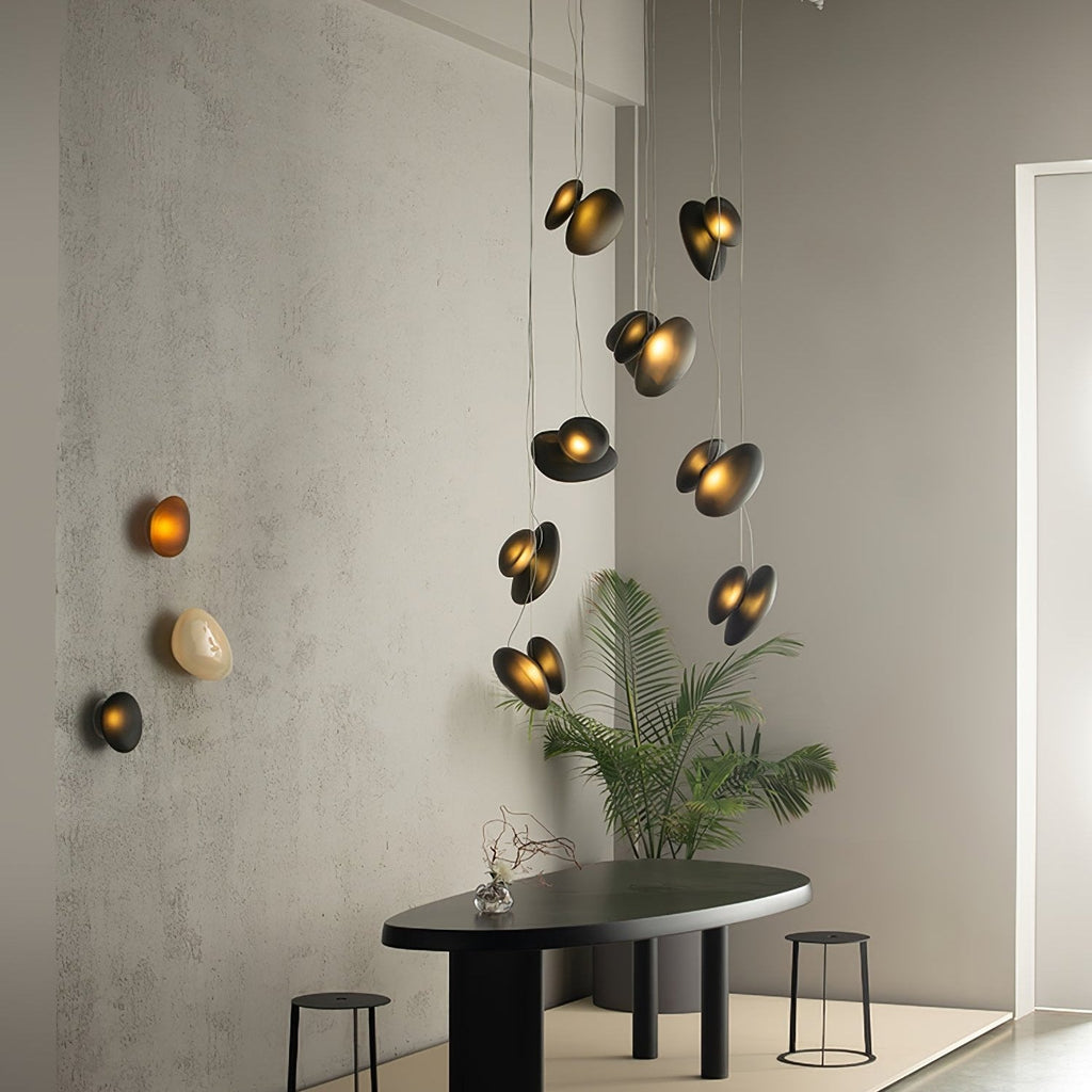 Eclipse Suspension en Verre Givré - Neutralighting
