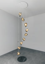 Eclipse Suspension en Verre Givré - Neutralighting