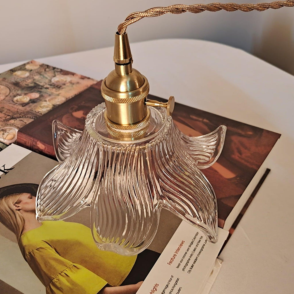 Thaliran Suspension Glam en Laiton et Verre - Neutralighting