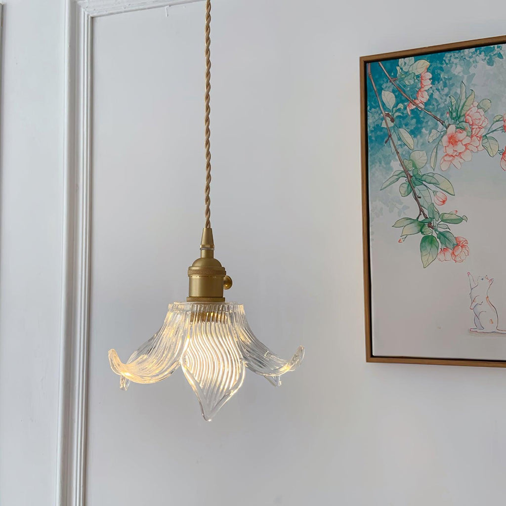 Thaliran Suspension Glam en Laiton et Verre - Neutralighting
