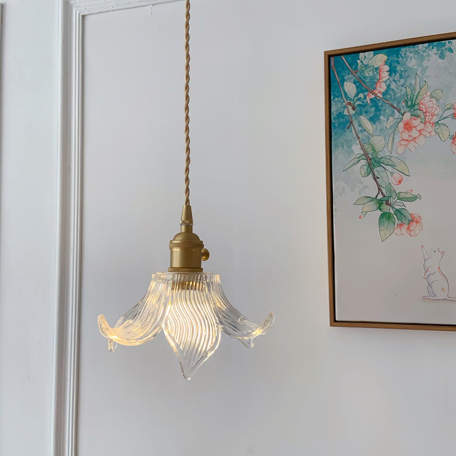 Thaliran Suspension Glam en Laiton et Verre - Neutralighting