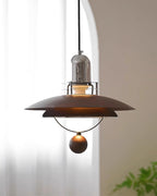 Trava Suspension Stratifié Bois Sphère Moderne - Neutralighting