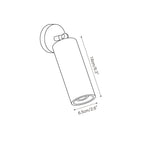 Arvararae Moderne Minimaliste Bois Travertin Applique Murale - Neutralighting