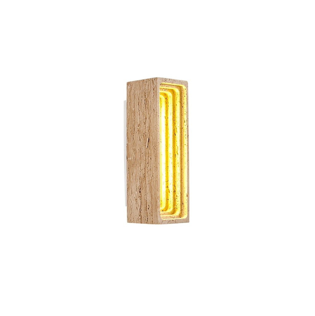 Atheila Applique Murale Moderne en Travertin - Neutralighting