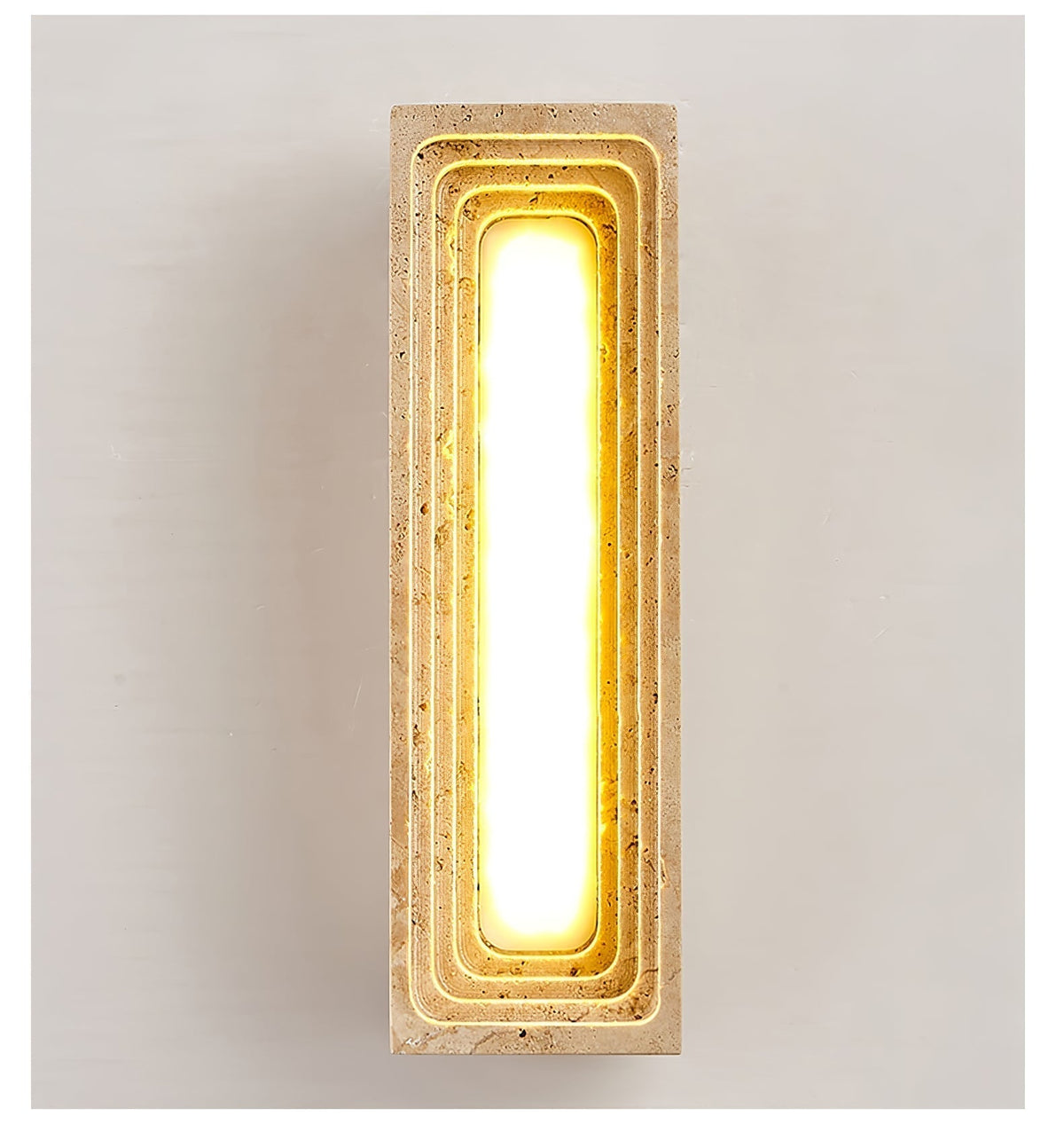 Atheila Applique Murale Moderne en Travertin - Neutralighting