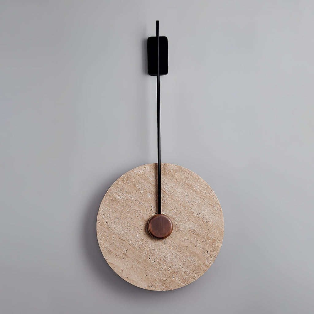 Visolia Applique Murale Minimaliste en Travertin - Neutralighting