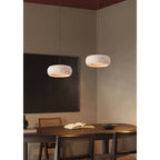 Eurvaran Moderne Minimaliste Tambour Travertin Lumière Pendentif - Neutralighting