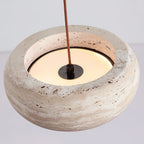 Tova Suspensions en Travertin en Forme de Donut - Neutralighting