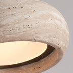 Tova Suspensions en Travertin en Forme de Donut - Neutralighting