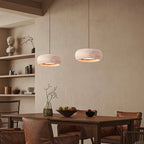 Eurvaran Moderne Minimaliste Tambour Travertin Lumière Pendentif - Neutralighting