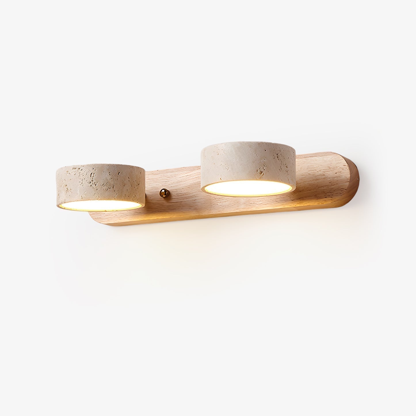 Tuelo Applique Murale Intérieure en Travertin Neutre - Neutralighting