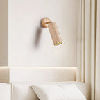 Arvararae Moderne Minimaliste Bois Travertin Applique Murale - Neutralighting