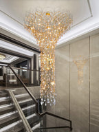 Abeleisa Lustre Laiton Cristal Forme Branche d'Arbre et Échelle - Neutralighting