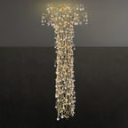 Abeleisa Lustre Laiton Cristal Forme Branche d'Arbre et Échelle - Neutralighting