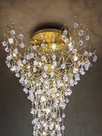 Abeleisa Lustre Laiton Cristal Forme Branche d'Arbre et Échelle - Neutralighting