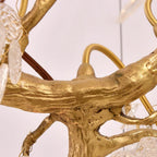 Abeleisa Lustre Laiton Cristal Forme Branche d'Arbre et Échelle - Neutralighting