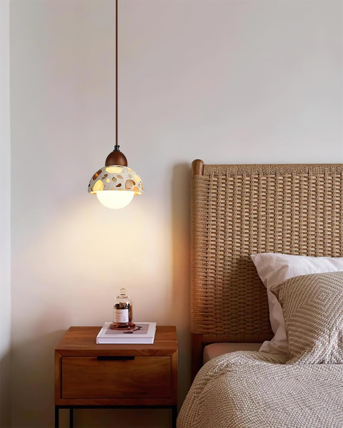 Tressa Lampe Suspension Sculpturale Incrustation Terrazzo - Neutralighting
