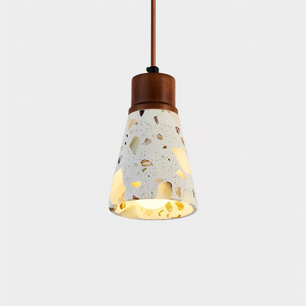 Tressa Lampe Suspension Sculpturale Incrustation Terrazzo - Neutralighting
