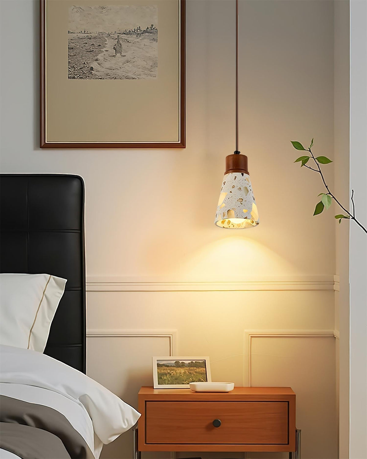 Tressa Lampe Suspension Sculpturale Incrustation Terrazzo - Neutralighting