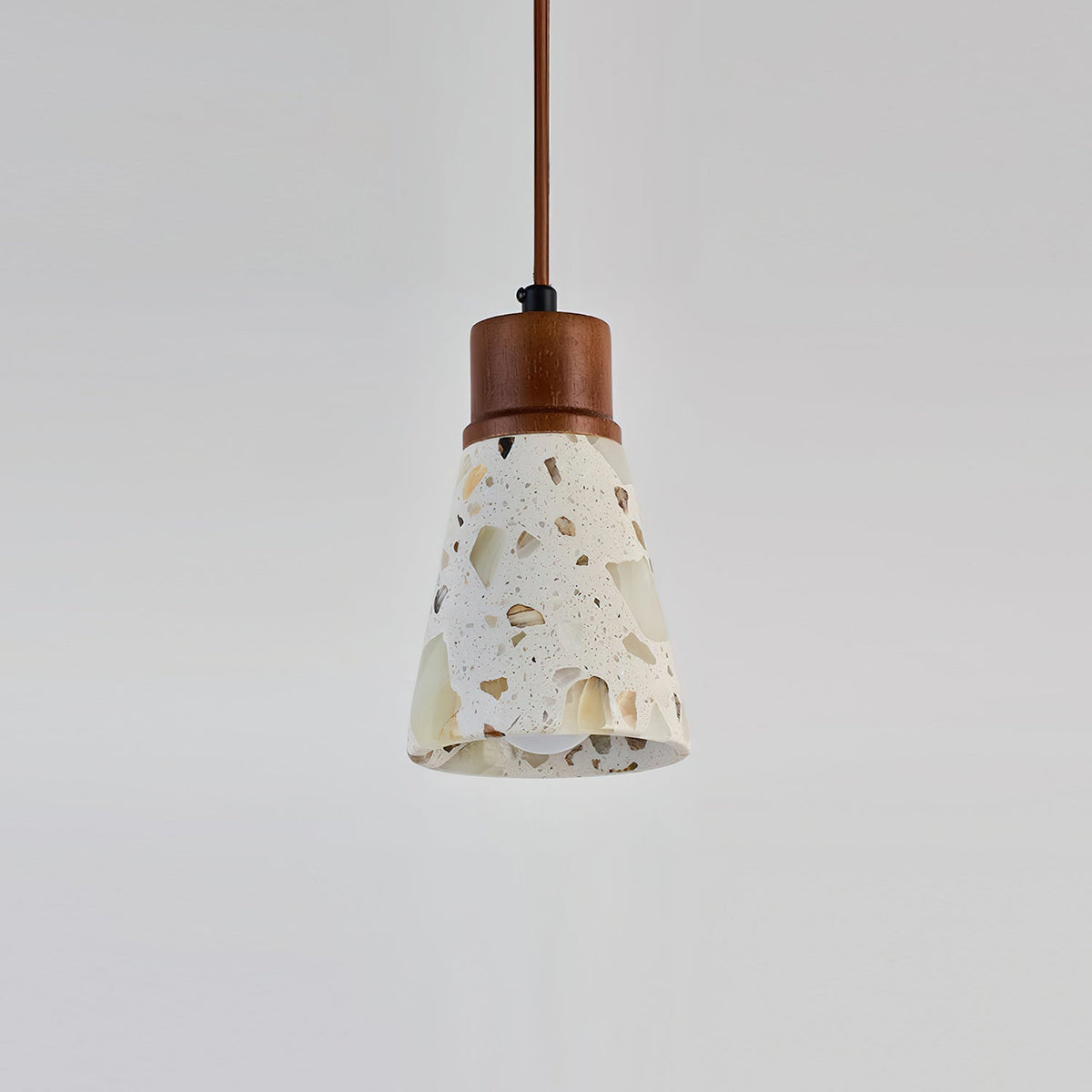 Tressa Lampe Suspension Sculpturale Incrustation Terrazzo - Neutralighting