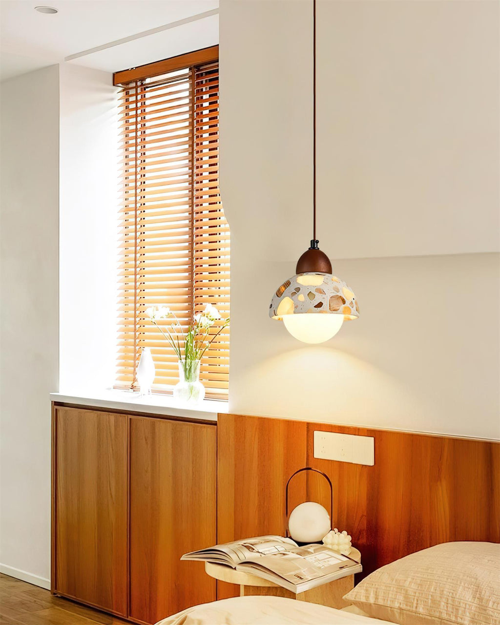 Tressa Lampe Suspension Sculpturale Incrustation Terrazzo - Neutralighting