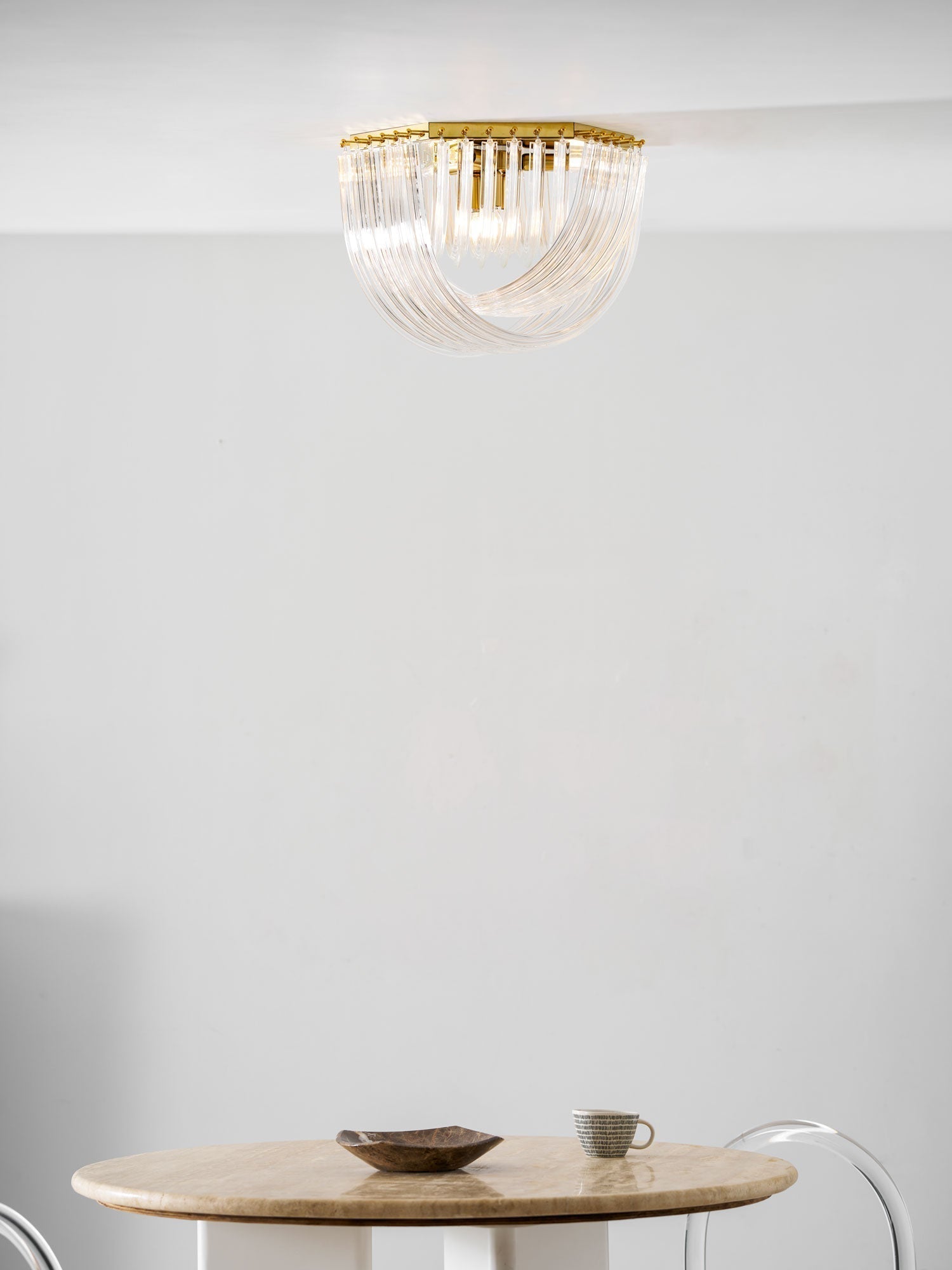 Erphaa Lampe de Plafond en Verre Luxe - Neutralighting