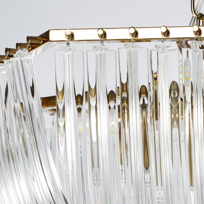 Aurora Chandelier Clair Courbé Superposé - Neutralighting