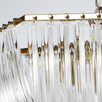 Aurora Chandelier Clair Courbé Superposé - Neutralighting