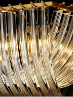 Aurora Chandelier Clair Courbé Superposé - Neutralighting