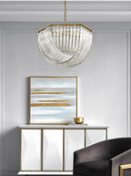 Aurora Chandelier Clair Courbé Superposé - Neutralighting
