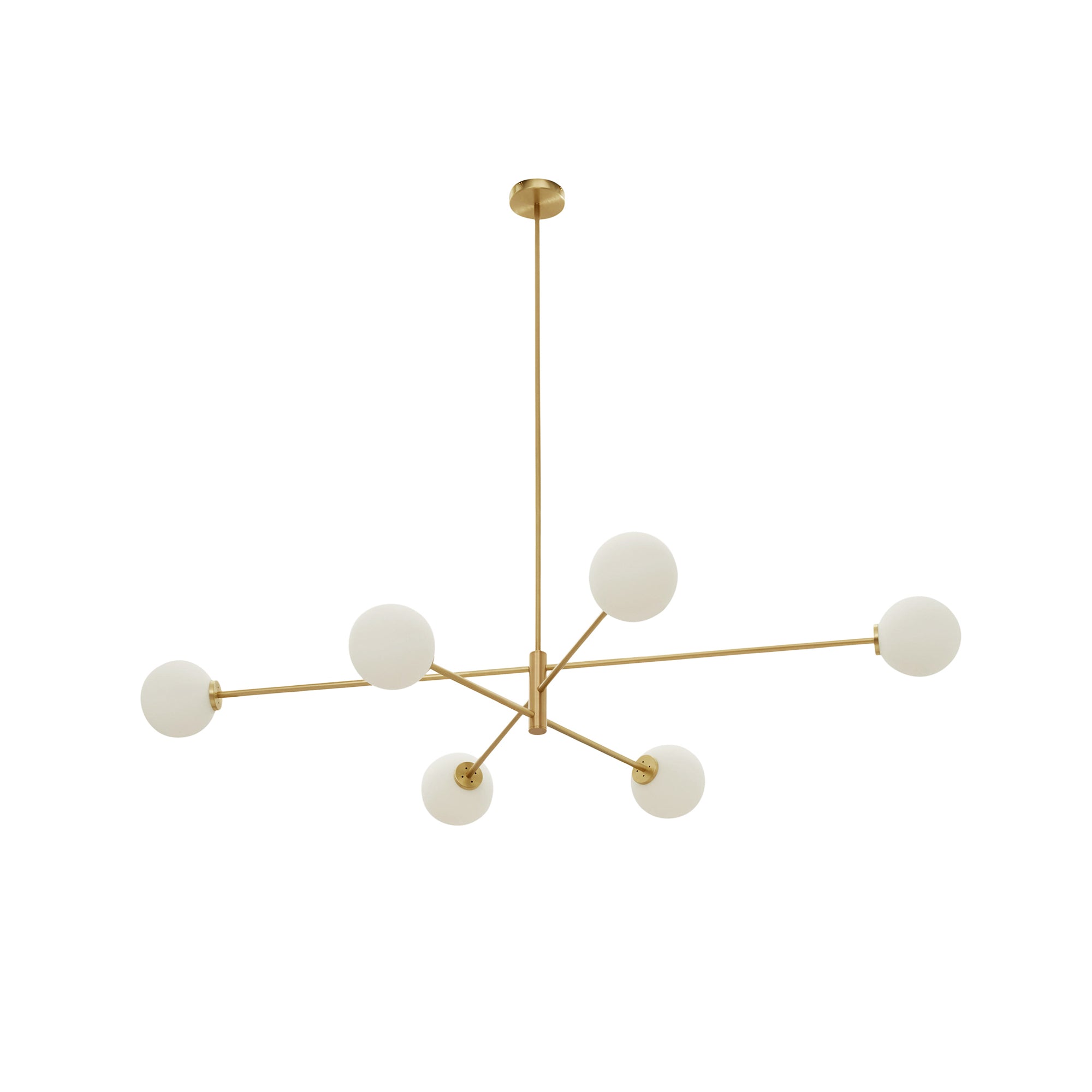 Catalel Moderne Minimaliste Laiton Verre Lustre - Neutralighting