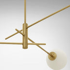 Catalel Moderne Minimaliste Laiton Verre Lustre - Neutralighting