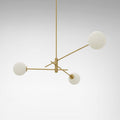 Catalel Moderne Minimaliste Laiton Verre Lustre - Neutralighting